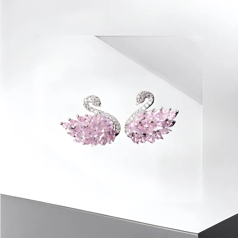 Universe Search Alloy Stud Earrings Unisex-4