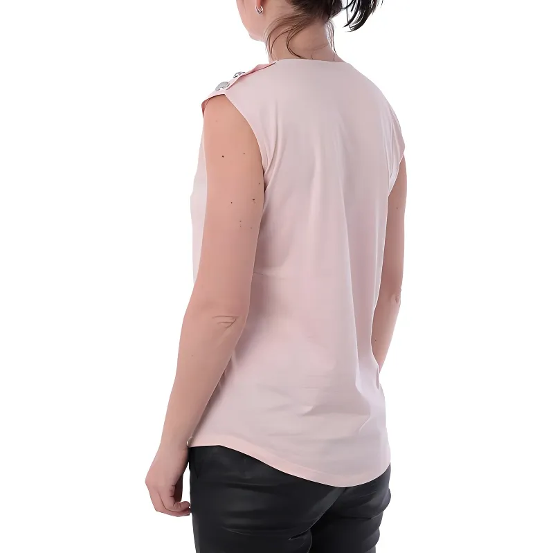 BALMAIN T Shirts Women's Pink-2