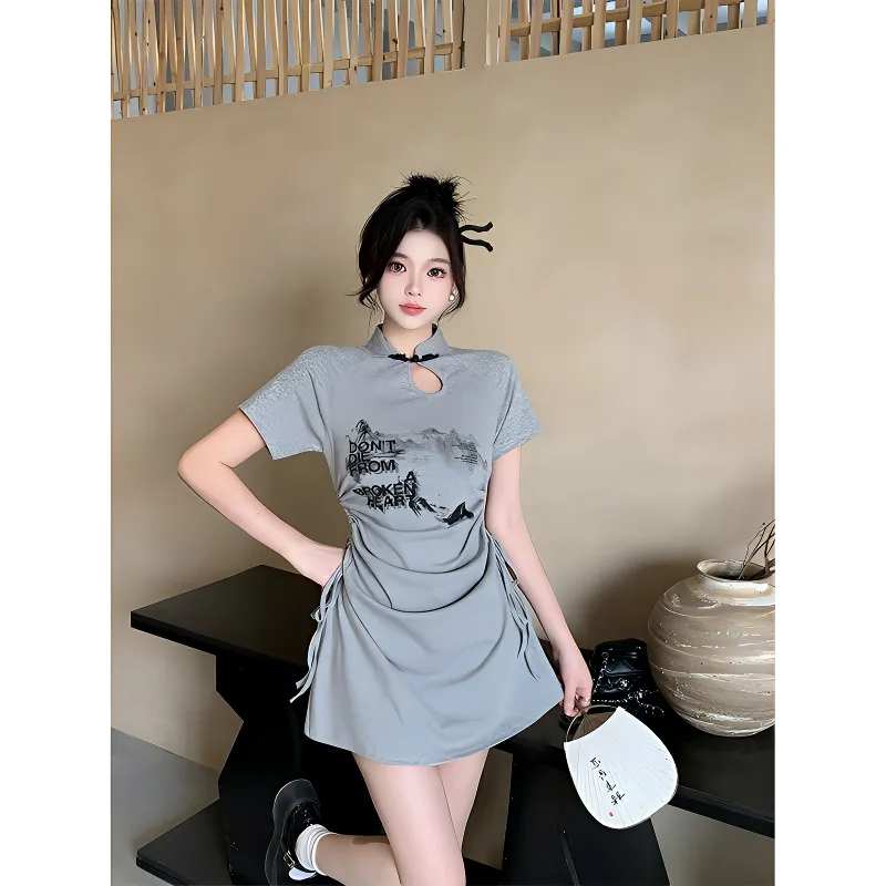 PUREIDOL Short Sleeved Dress Women's-2
