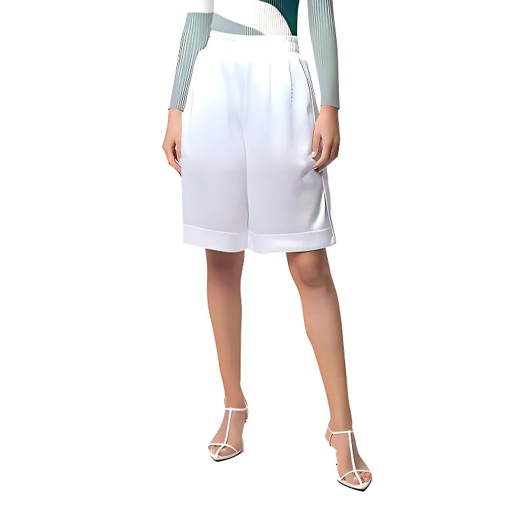 FENDI Logo Knee-Length Shorts-1