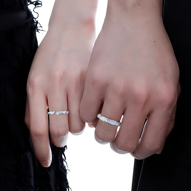UZIID 999 Fine Silver Rings Unisex-4