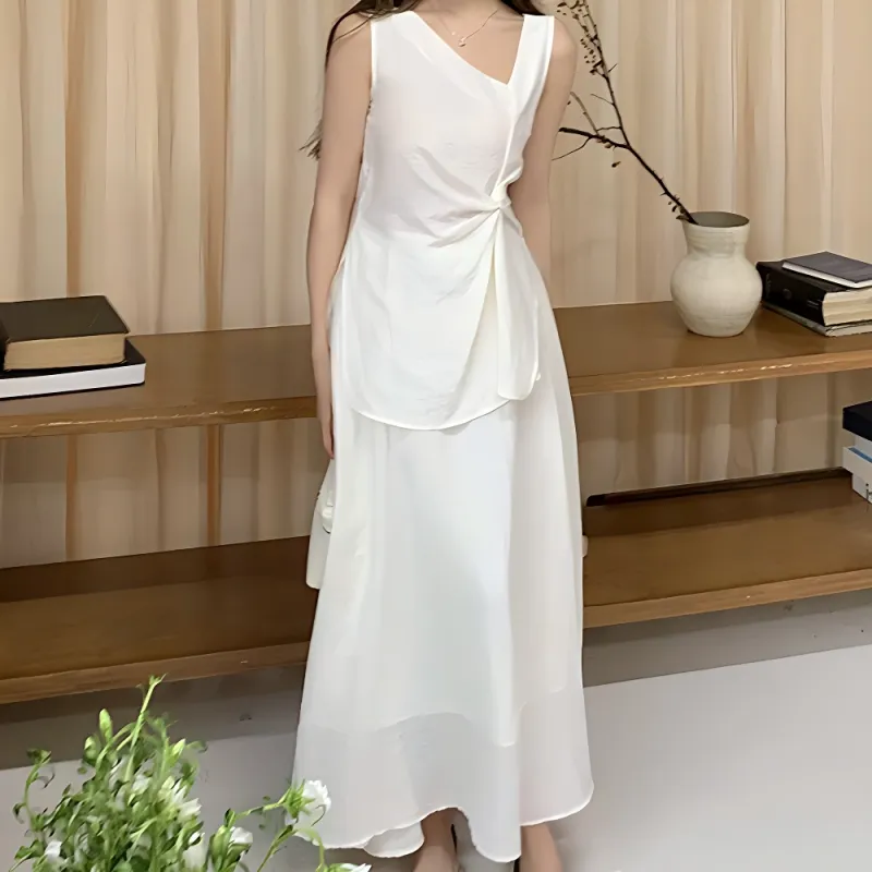 TURN UP Two Piece Skirt Sets Women's-5