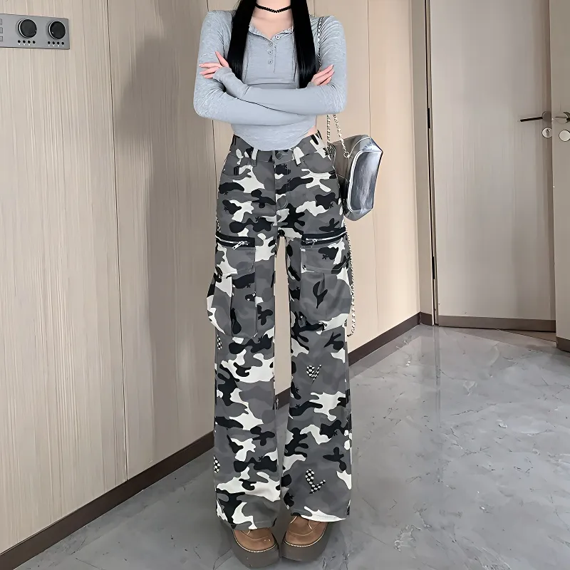 IQC Cargo Pants Women's Camouflage-2