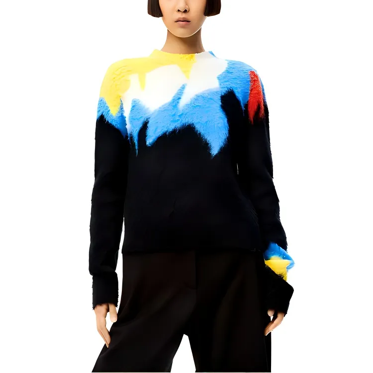 LOEWE FW21 Sweater Women's Black-2