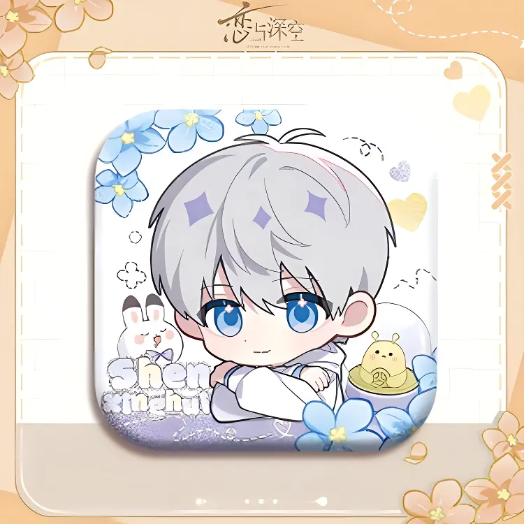 Animate x LIANYUSHENKONG Qi Yu, Shen Xinghui, Li Shen, Qin Che Q Square Badges-3
