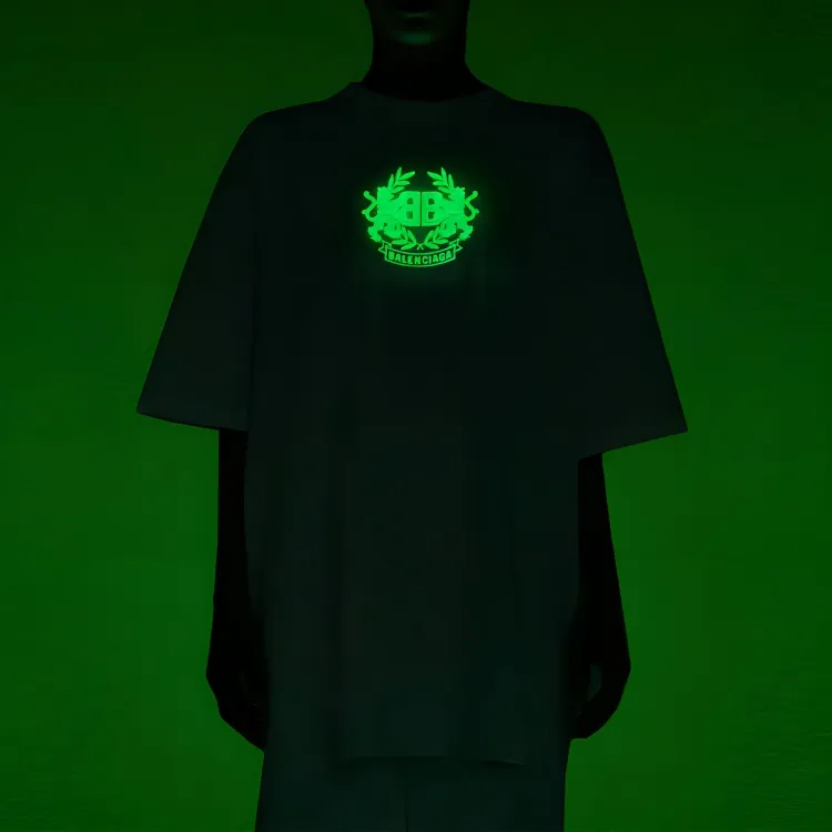 Balenciaga Logo Here Boxy T Shirt-5