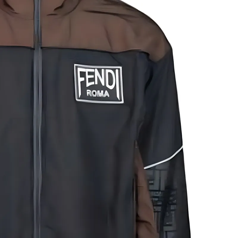 FENDI FW22 Jackets Coats Men's Black-2