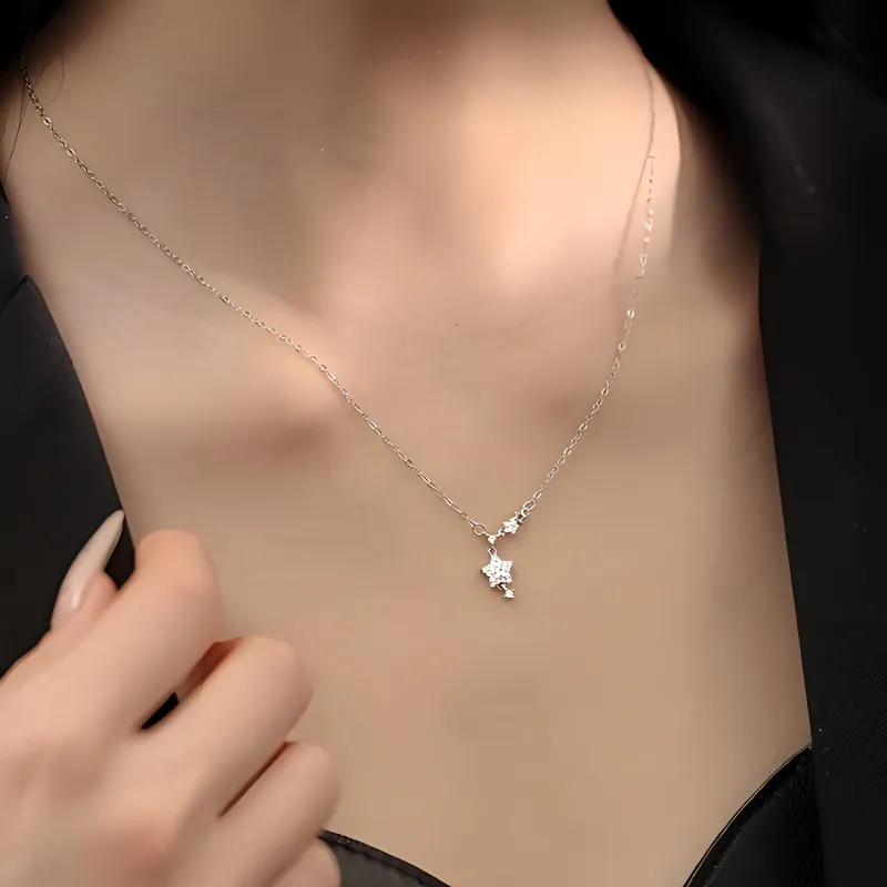 KEMLAIDA 999 Fine Silver Necklaces Women's-4