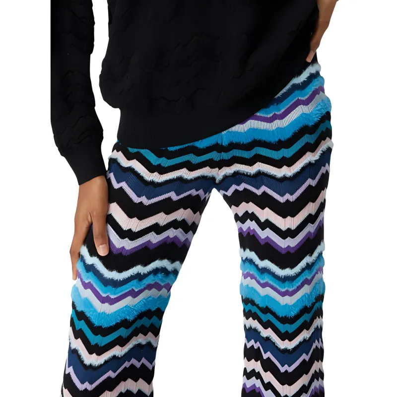 MISSONI Greek Zig Zag Motif Trousers-4