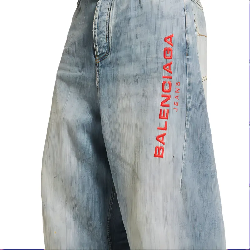 Balenciaga Logo embroidered Jeans-5