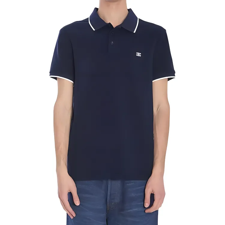 CELINE Polo Shirt Men's Marine Blue-2