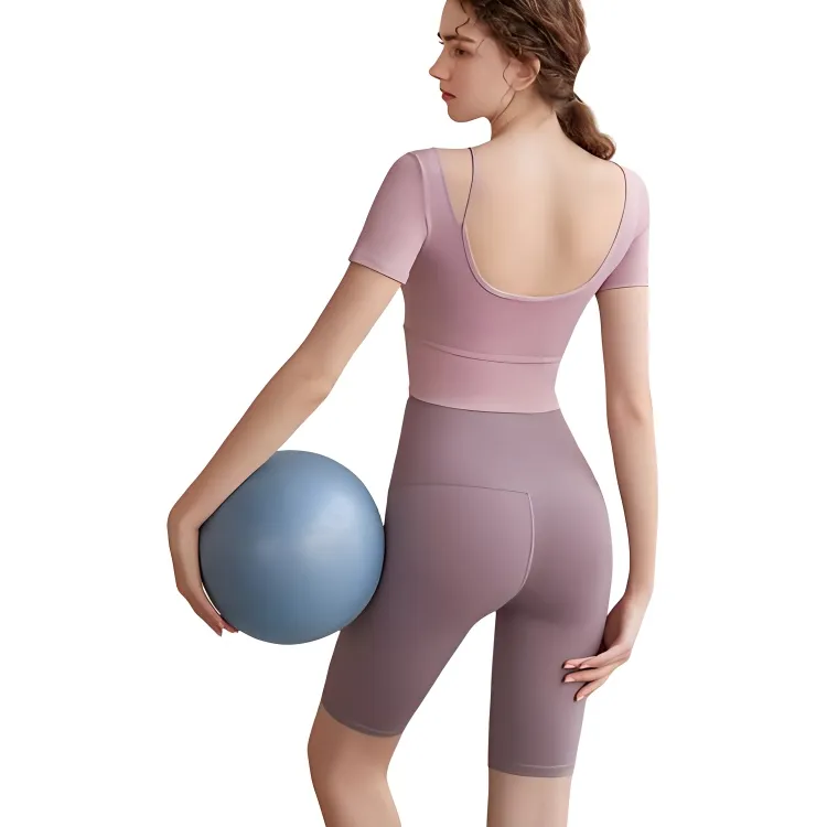 GUAILILUOLI Yoga Shorts Women's-3