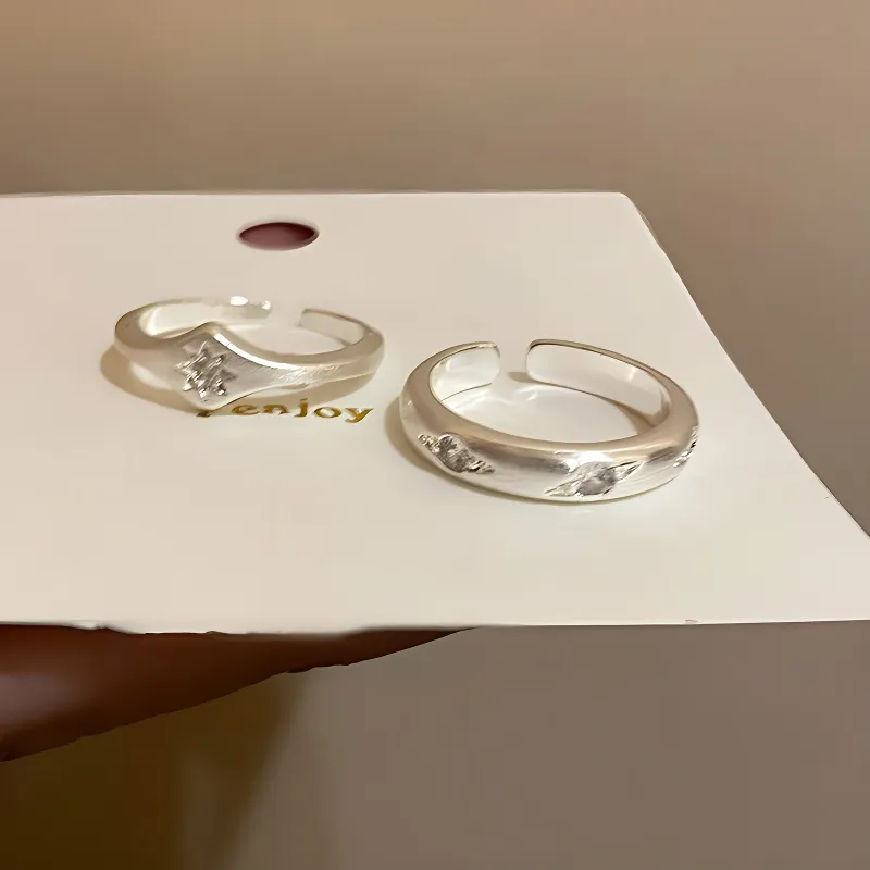 Barbie 925 Sterling Silver Rings Unisex Silver-2