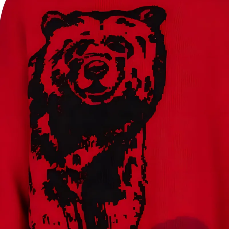 EMPORIO ARMANI Sustainable Collection Sweaters Men Red-4