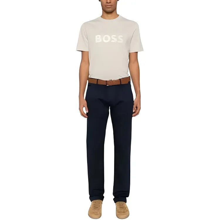 HUGO BOSS Logo stamp T shirt-2