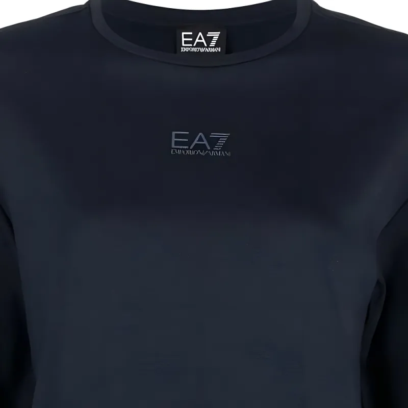 EMPORIO ARMANI EA7 SS23 Sweatshirt Women's Navy Blue-4