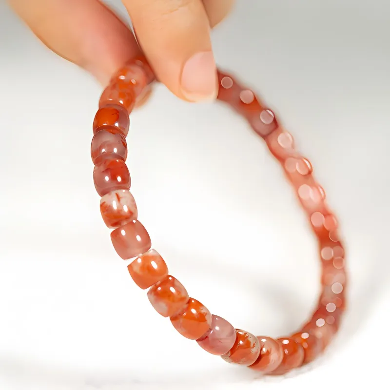 Xifeng Building Southern Red Agate Bracelets Unisex-2