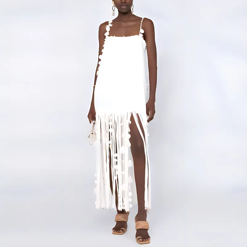 Zimmermann Sleeveless Dresses Women's White-1