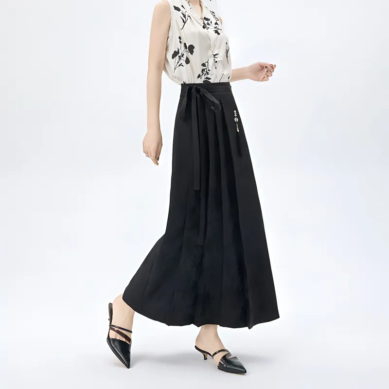 PAVEA Casual Long Skirt Women's-3