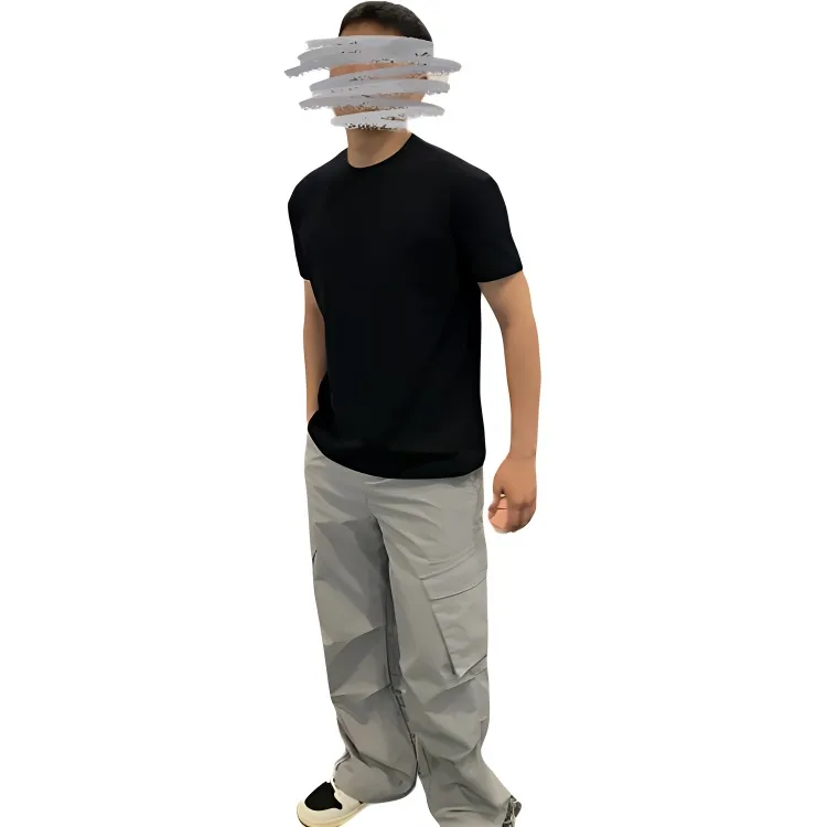 TESTUNG Minimalist Style Basic T Shirt Unisex-3