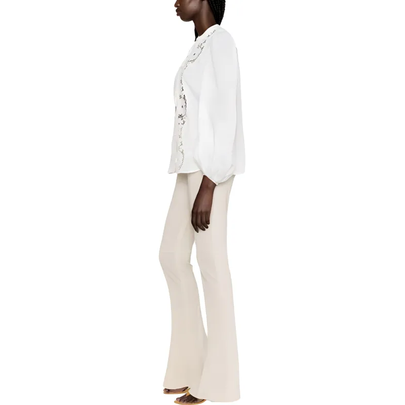 Zimmermann Guipure-lace Puff-sleeve Shirt-3