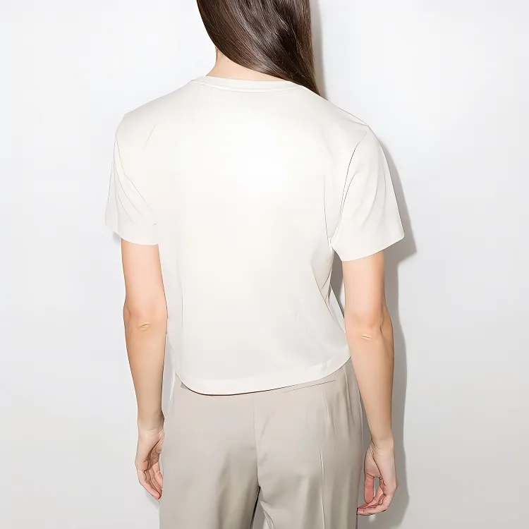 FENDI Crop Tops Women's White-3