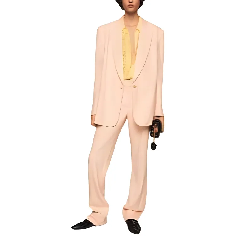 Stella McCartney Peak-Lapels Single-Breasted Tailored Blazer-1