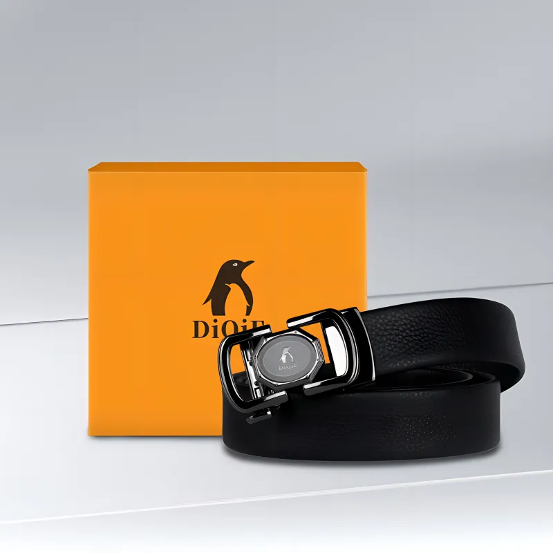 Emperor Penguin Top Grain Cow Leather Belts Unisex 3.5cm-5