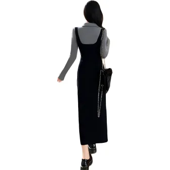 ZCDECO Long Sleeved Dress Women's Black
