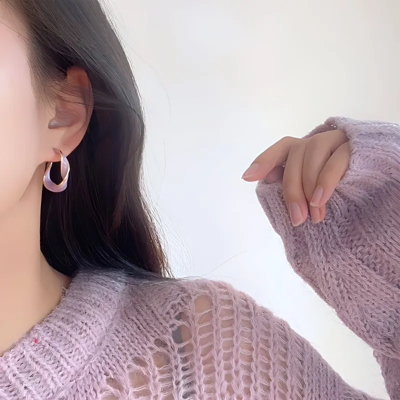 Universe Search S925 Silver Stud Earrings Women's-2