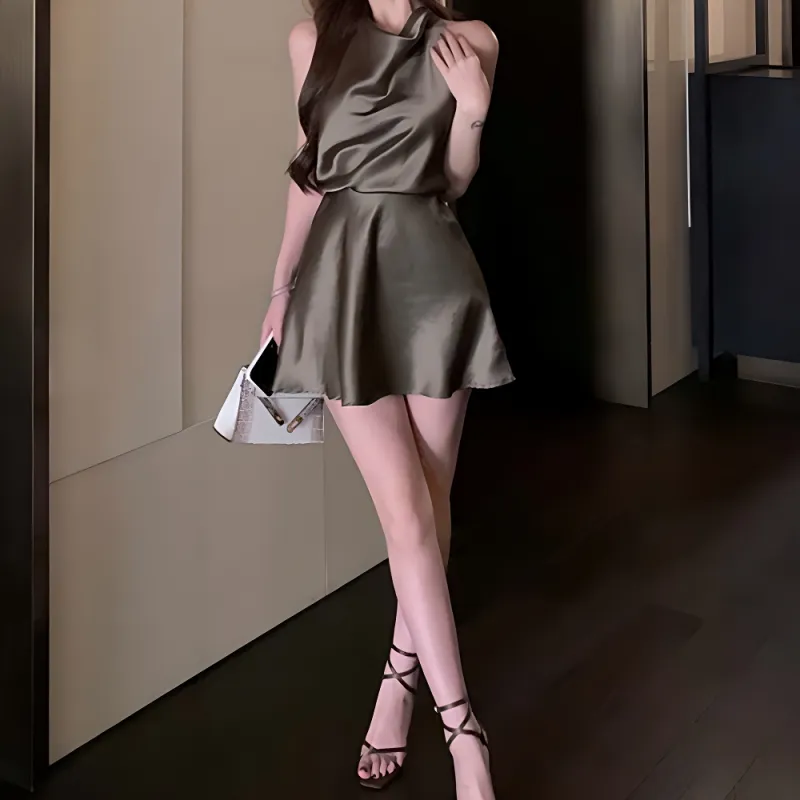 TURN UP Sleeveless Dress Women's-2