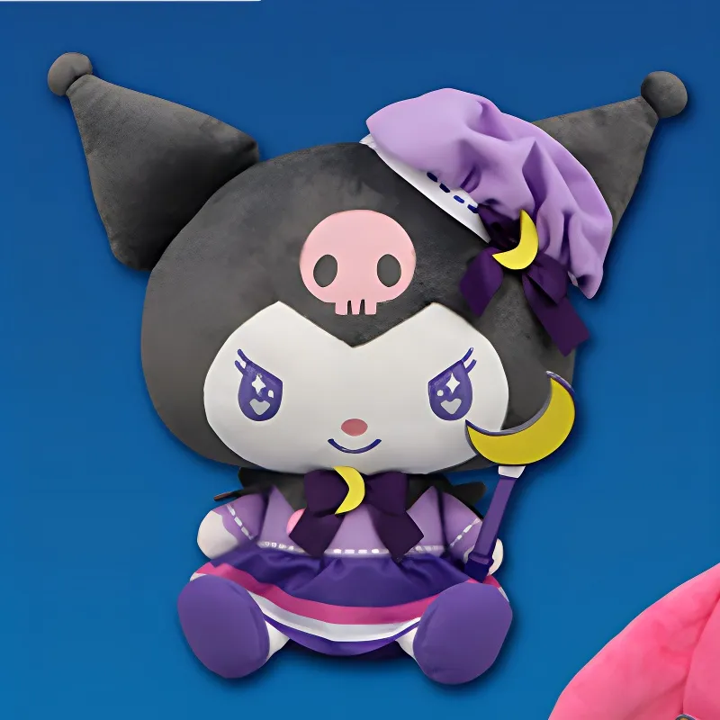 FURYU Kuromi Magic Girlish, Large Size Dolls Plush Doll 26cm Height-1