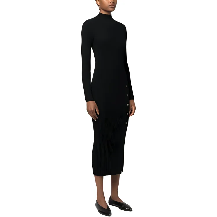 Twinset Ribbed knit Midi Dress-3