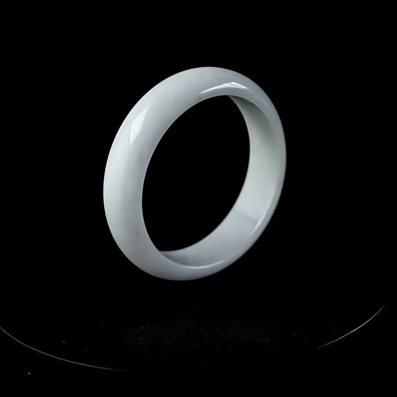 South Asia Bean Type Jadeite Bangles Unisex-2