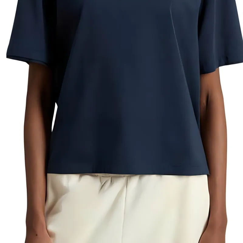 WOOLRICH Logo embroidered T shirt-4