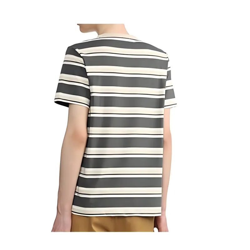 FRED PERRY Striped Cotton T shirt-1