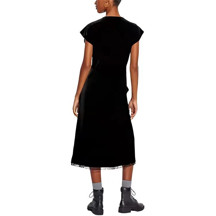 COACH FW21 Short Sleeved Dress Women's Black-2
