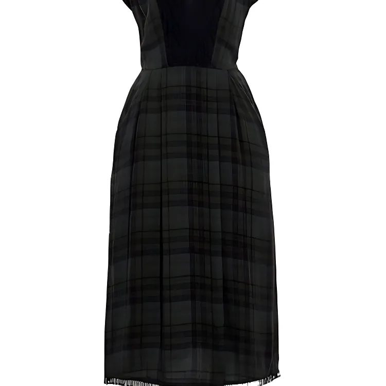 COACH Short Sleeved Dress Women's Green-3