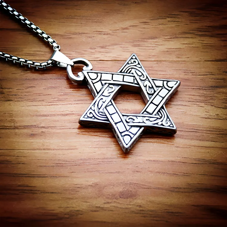ALIEN BANG Titanium Steel Necklaces Men's-3