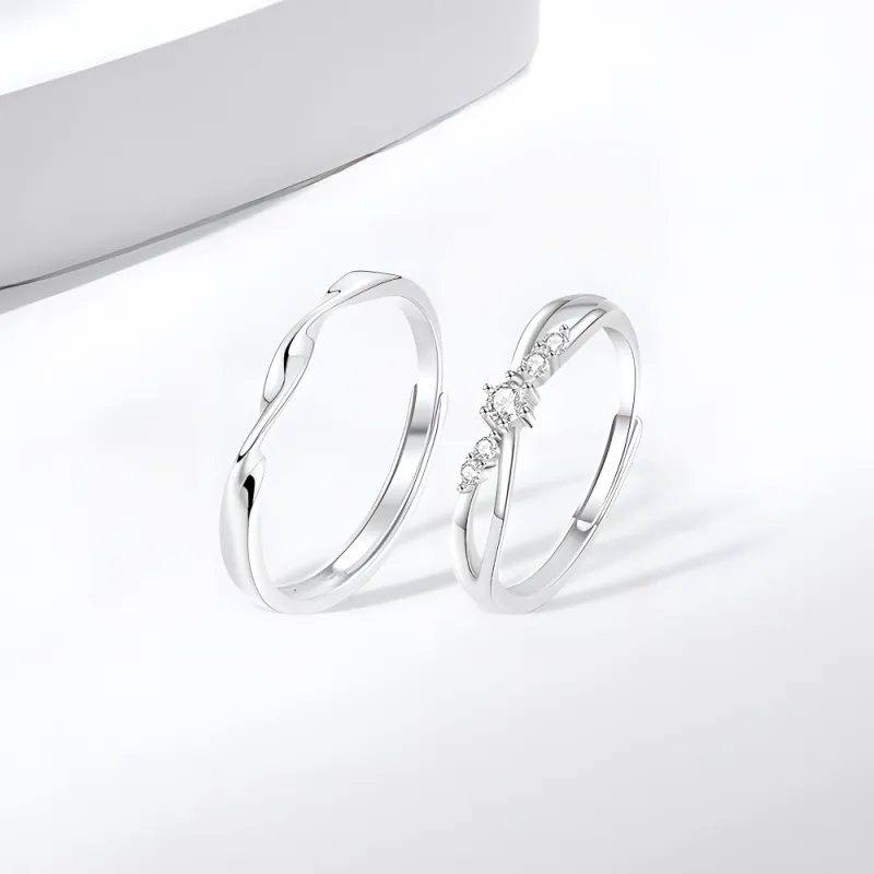 7℃ 999 Fine Silver Rings Unisex-3