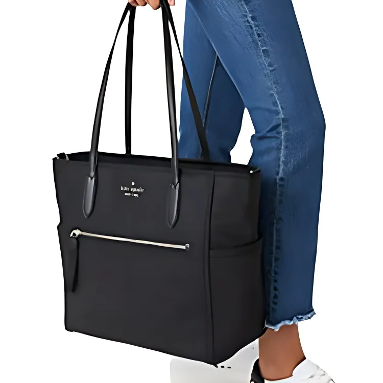 Kate Spade Nylon Handbag Shoulder Bag Crossbody Bag Women's Black-4