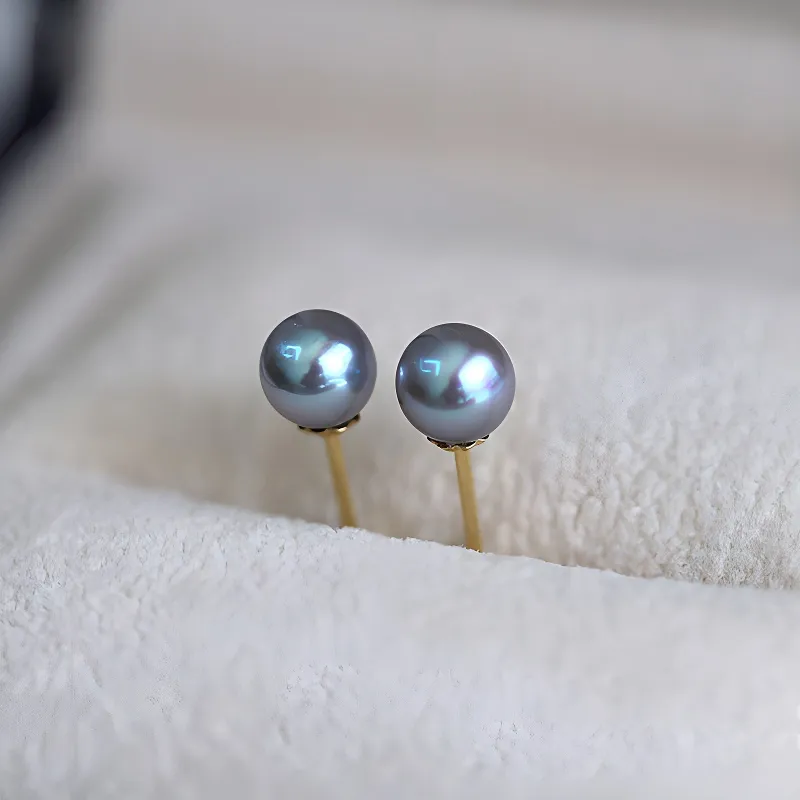Beth Jewelry Pearl Stud Earrings Women's-4