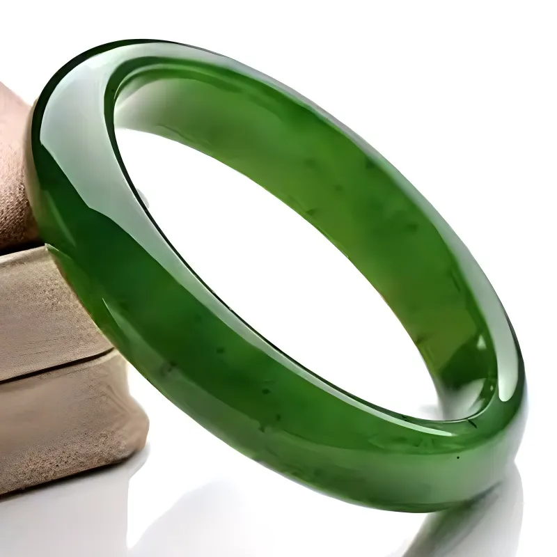 MUSHIFEN Hetian Jade Bangles Jasper Women's-2