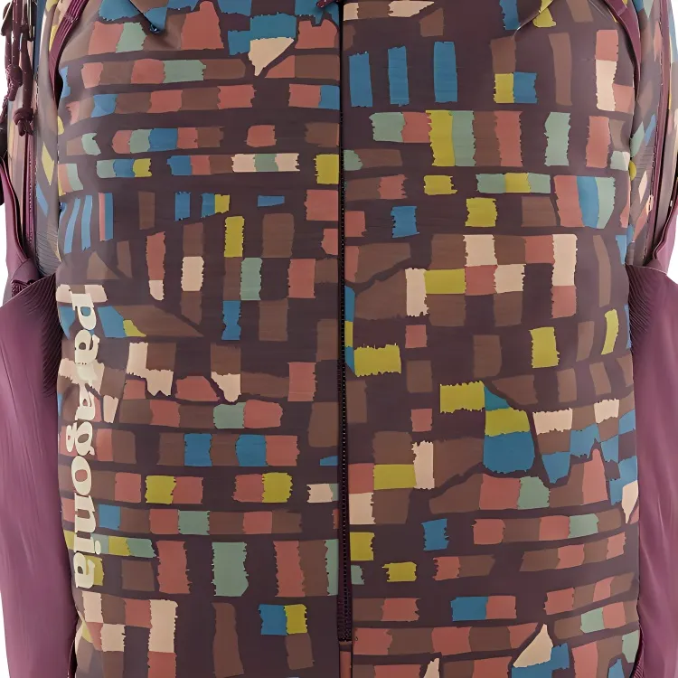Patagonia Recycled Polyester Backpack Regular Unisex Night Plum Blossom-3