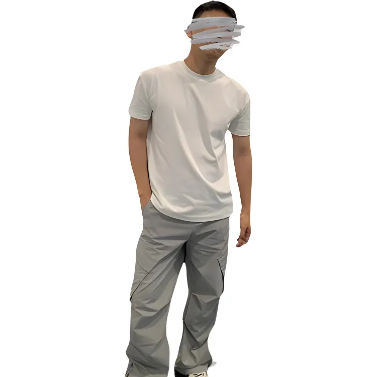 TESTUNG Minimalist Style Basic T Shirt Unisex-9