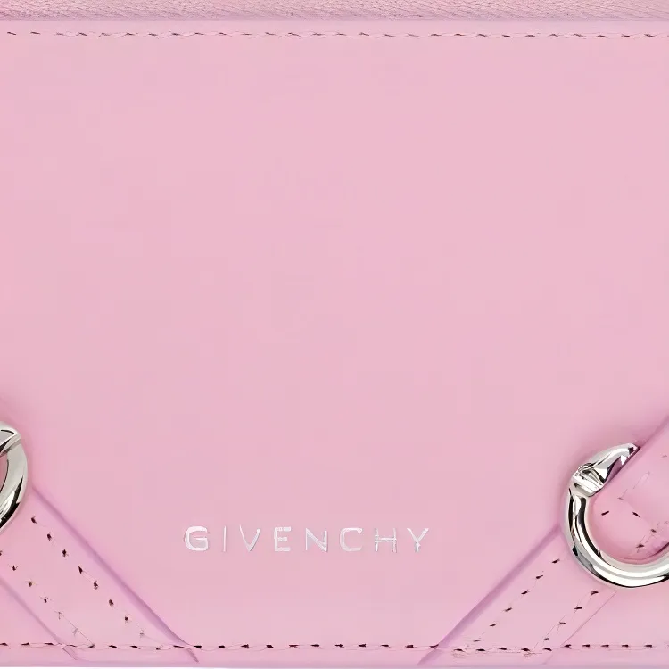 Givenchy Voyou Padlock Card Holder Card Holder Women's Pink-2