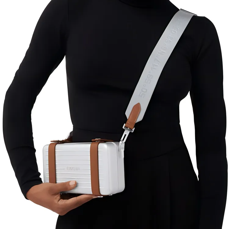 RIMOWA Nylon Bag Shoulder Strap Women's Gray-3