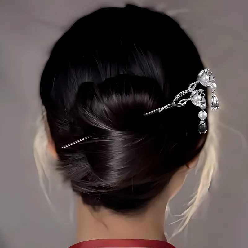 Pink Empress Alloy Hairpins Women's-3