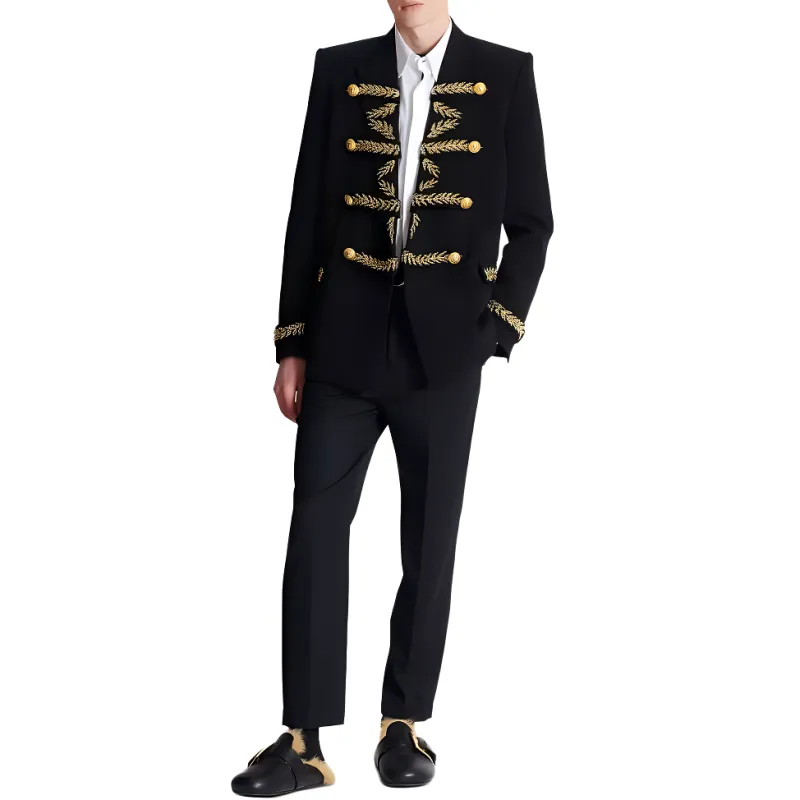 BALMAIN SS25 Jackets & Coats Men's Black-2