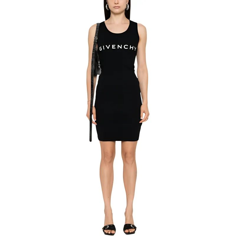Givenchy Logo Printed Tank Dress-2